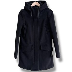 Aritzia Wilfred Free Wool Cashmere Coat Black